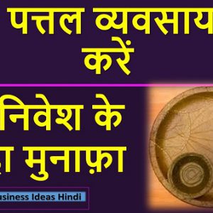 दोना पत्तल बनाने का बिज़नेस कैसे शुरू करें ?